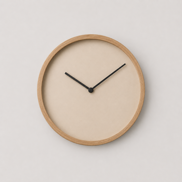 Wandklok minimal